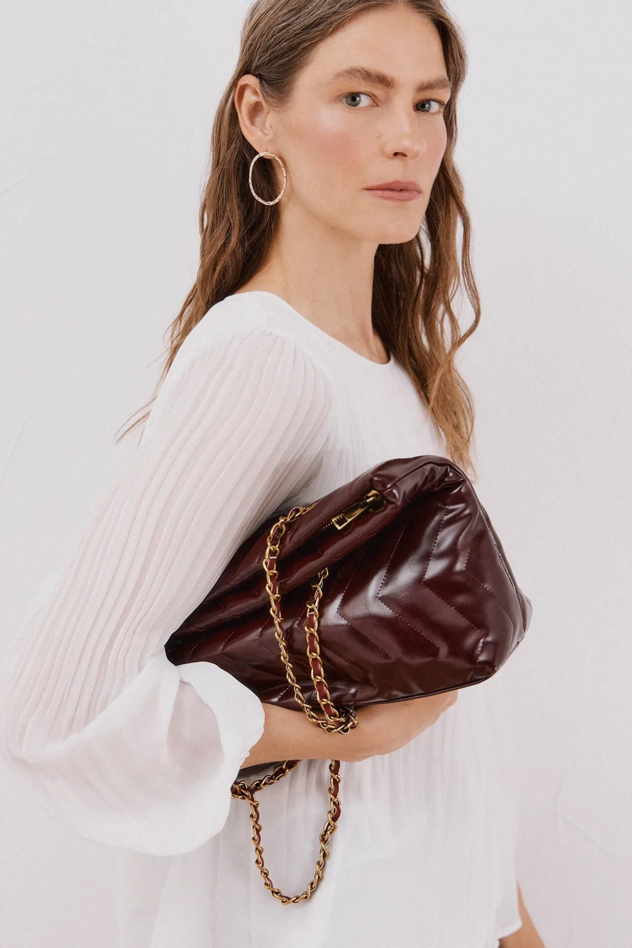 Blusa plissada