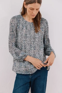 Blusa plissada