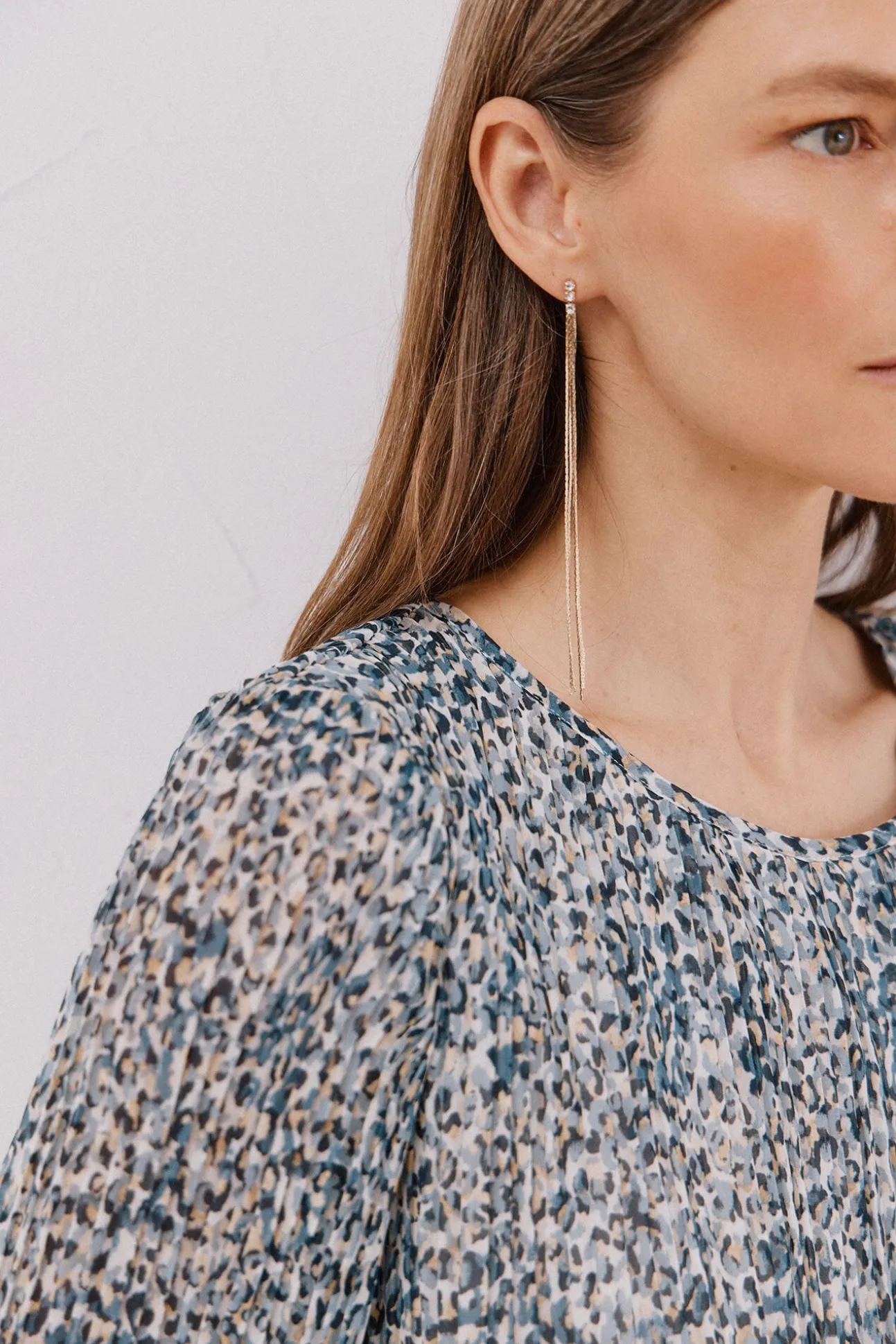 Blusa plissada
