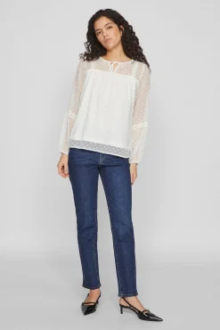 Blusa plumeti de manga comprida