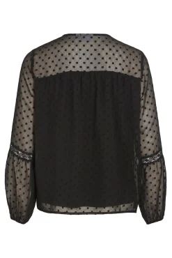 Blusa plumeti de manga comprida