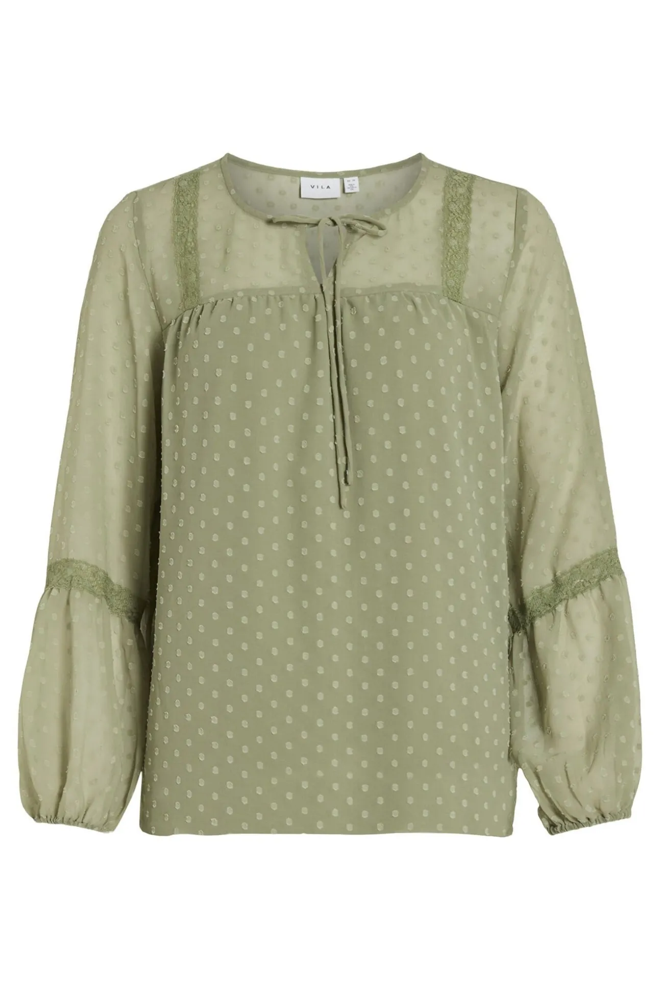 Blusa plumeti de manga comprida