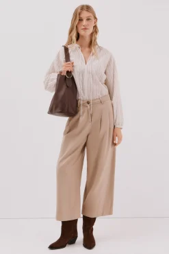 Blusa riscas de cordão