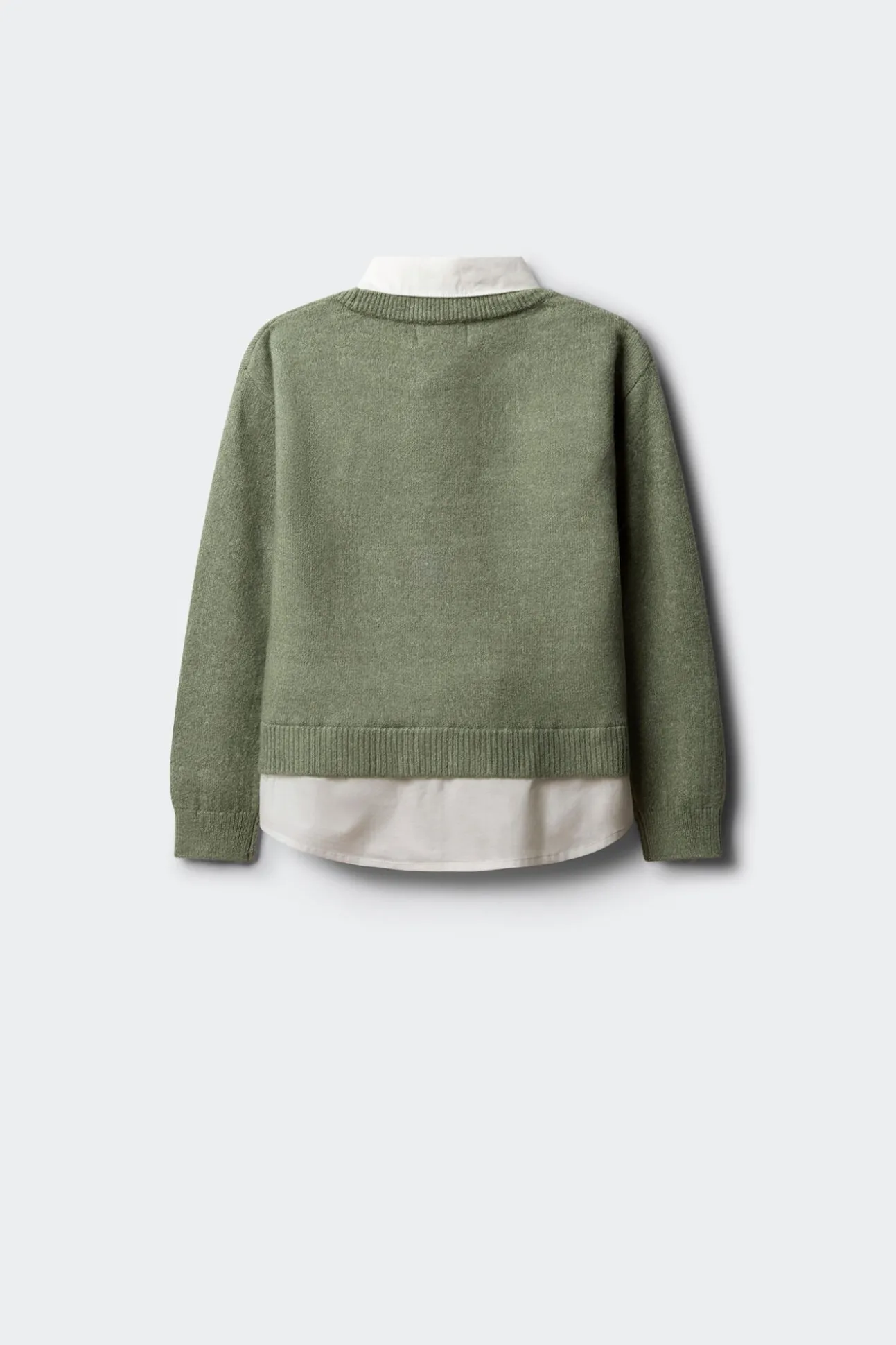 Blusa tipo camisa para menina.