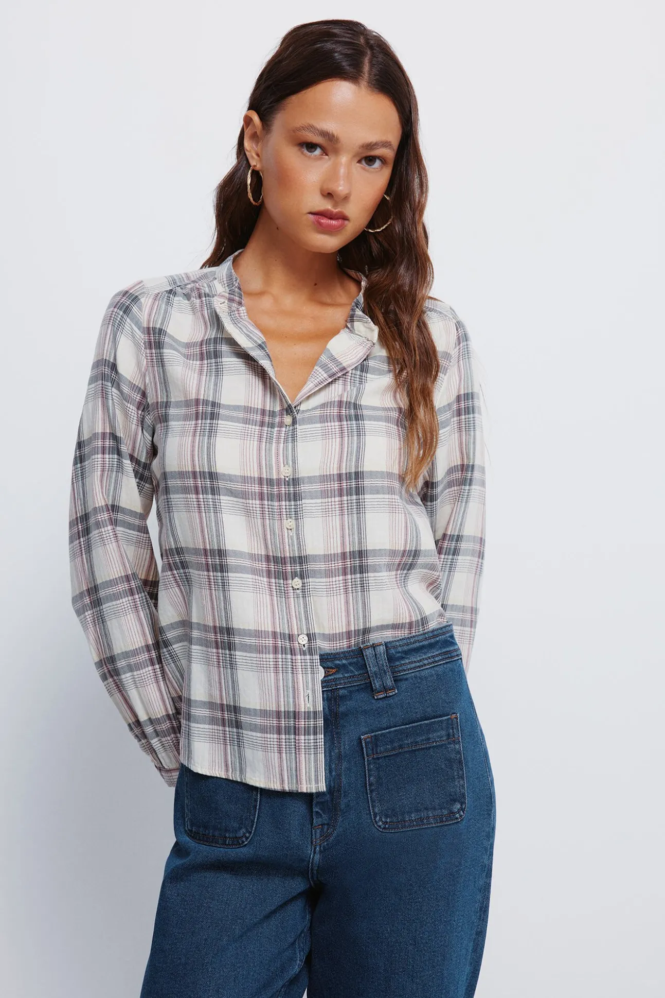 Blusa xadrez
