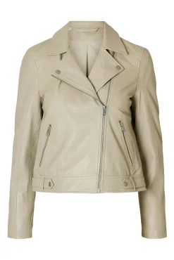 Blusão biker cropped 100% couro.