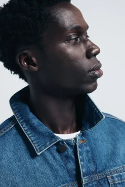 Blusão denim básico