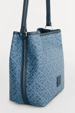 Bolsa balde com alça alça monograma