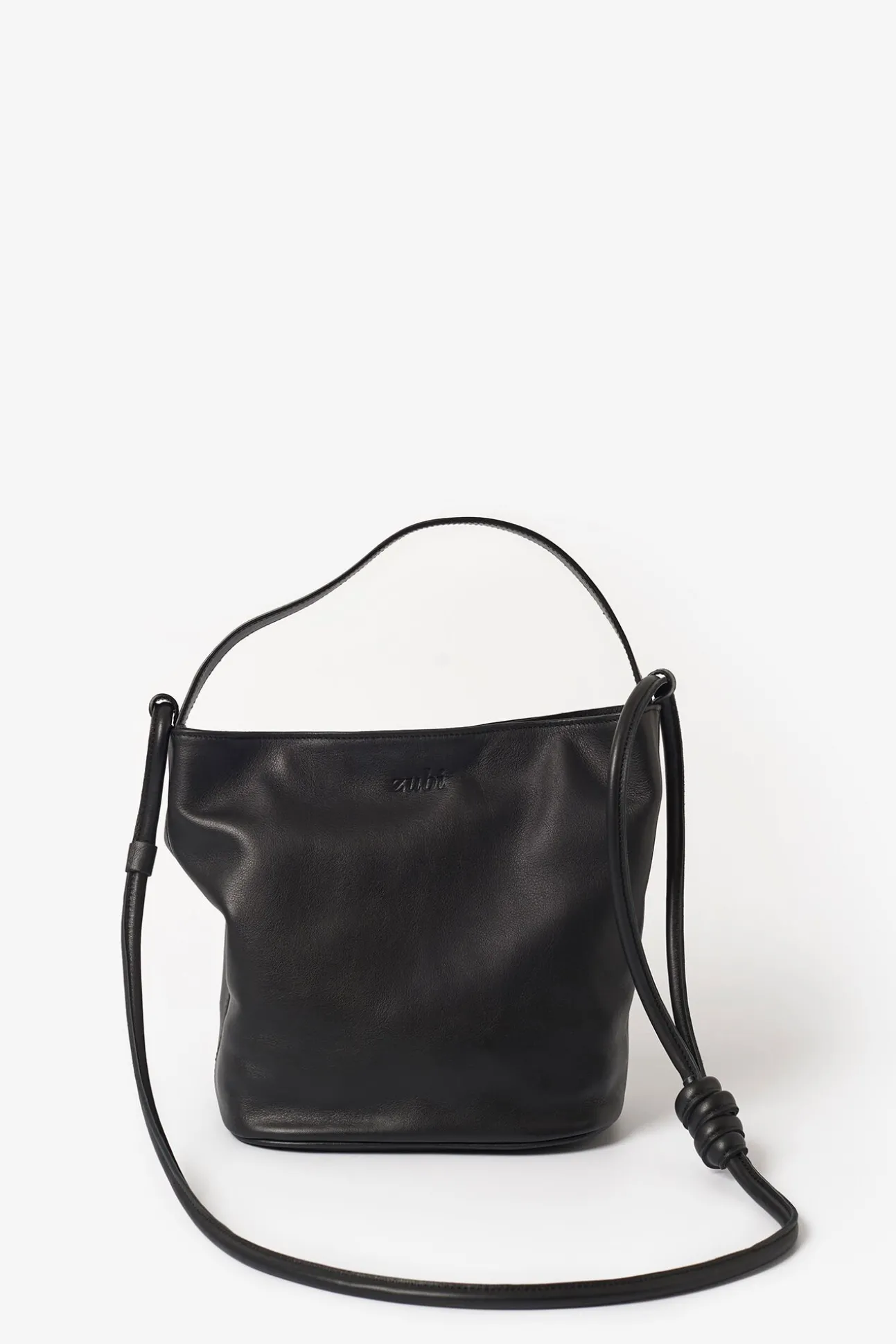Bolsa bucket M de pele