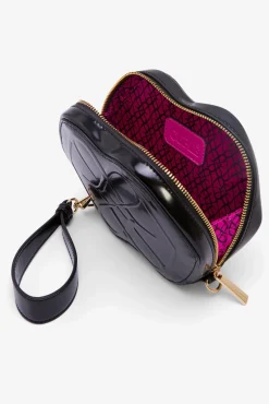 Bolsa clutch com logo