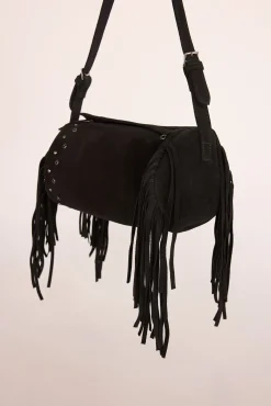 Bolsa de barril com franjas