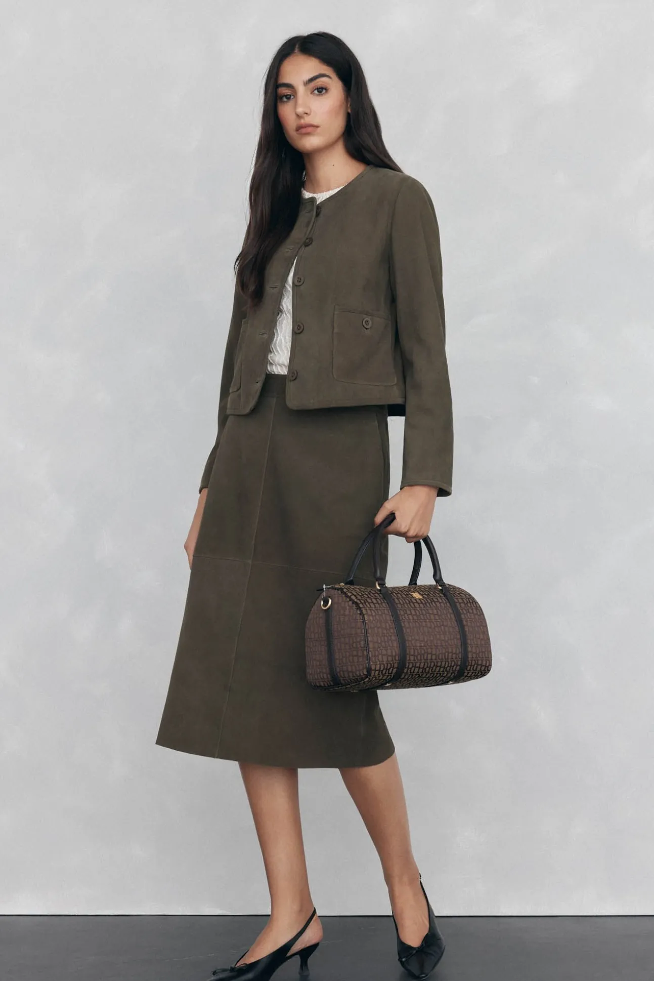 Bolsa de boliche jacquard