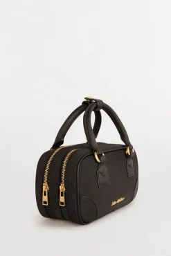 Bolsa de mala de tiracolo de nylon com zíper