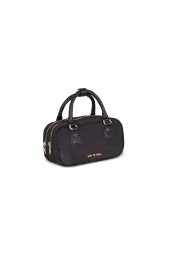 Bolsa de mala de tiracolo de nylon com zíper