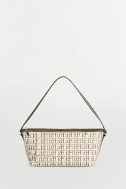 Bolsa de ombro com monograma