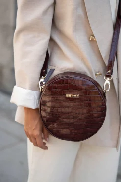 Bolsa de ombro Olympia Coco bordô