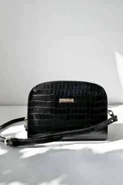 Bolsa tiracolo Cassandra preta