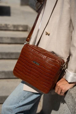 Bolsa tiracolo Charlotte praliné