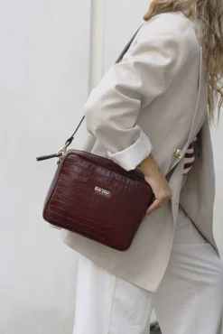 Bolsa tiracolo Charlotte Borgonha