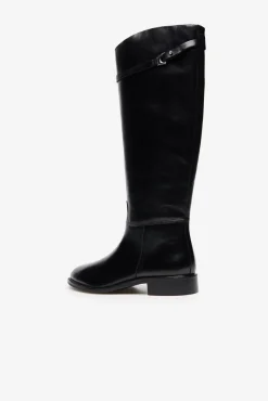 Bota de montaria de pele