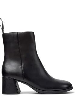Botas de couro de cano meia