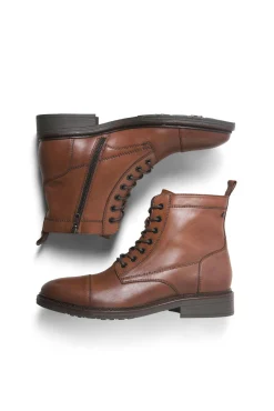 Botas de couro para homem
