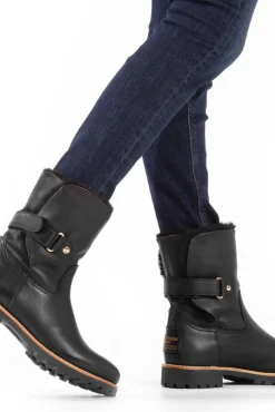 Botas de pele com forro de pele quente