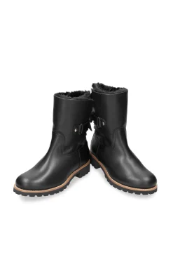 Botas de pele com forro de pele quente