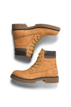 Botas sintéticas com cadarço