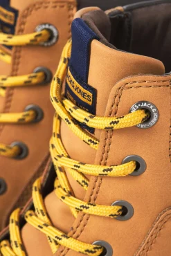 Botas sintéticas com cadarço