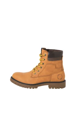 Botas sintéticas com cadarço