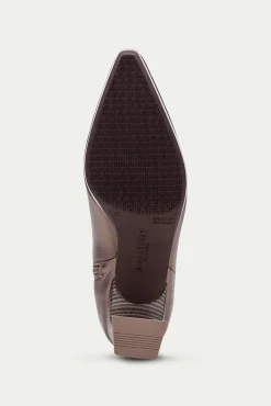 Botins ATLANTA bico fino metálica