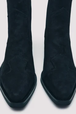 Botins de cowboy pretas