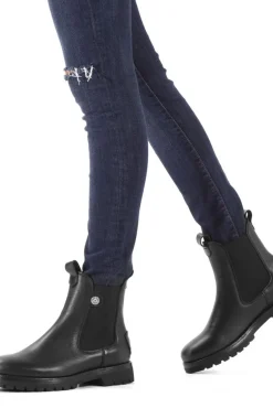 Botins de pele com forro de pele