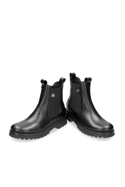 Botins de pele com forro de pele