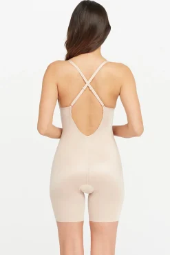 Braguita faja reductora escote U beige Spanx