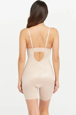 Braguita faja reductora escote U beige Spanx