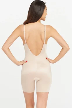 Braguita faja reductora escote U beige Spanx
