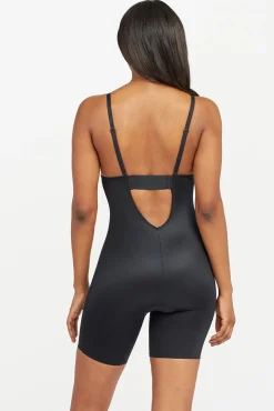 Braguita faja reductora escote U negra Spanx