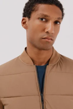 -Regular fit-Fleece fabric combined with technical fabric-Front zip fastening, bomber neck and side pockets-By buying our cotton products, you're supporting our investment in the Better Cotton initiative. This product has been sourced using
