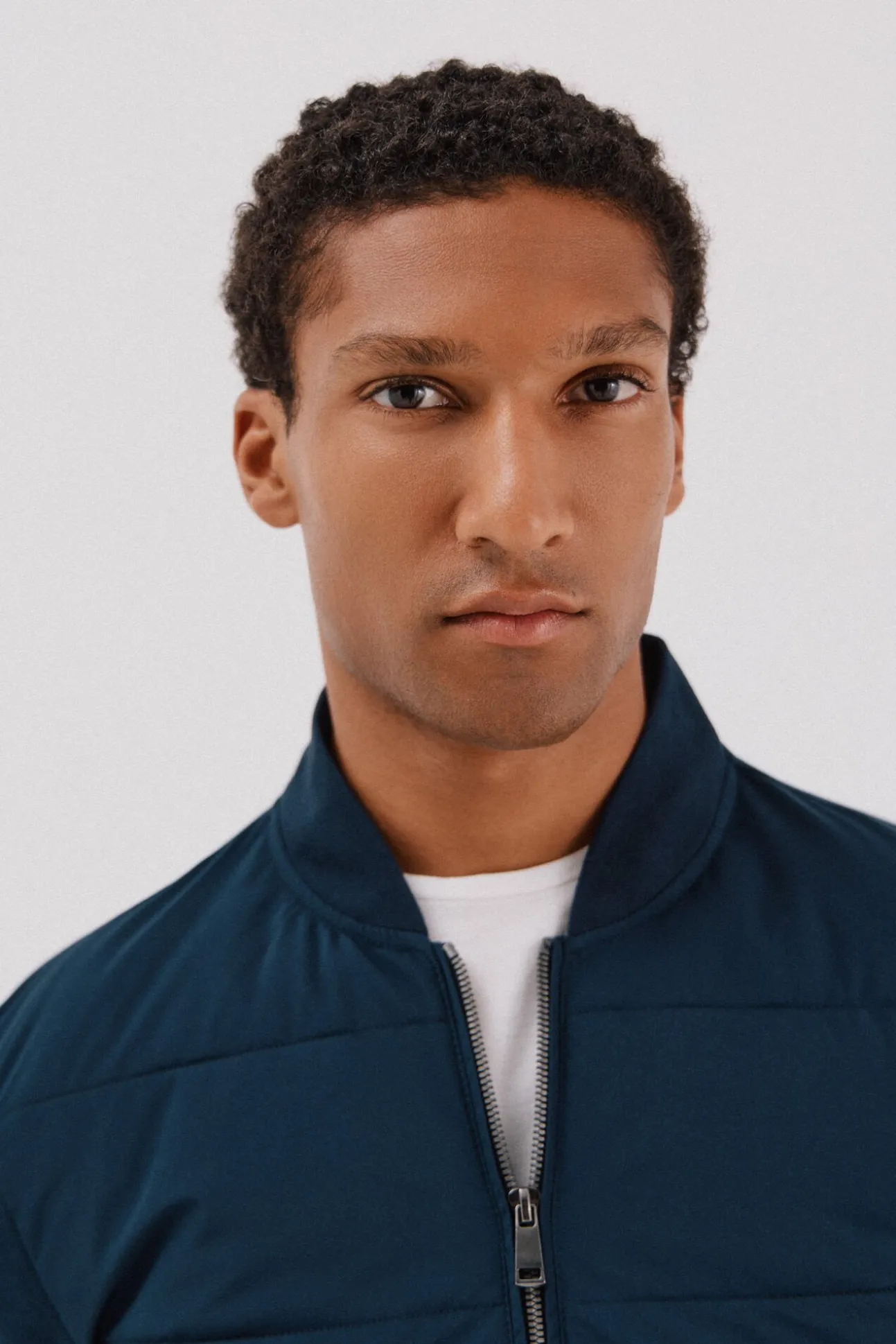 -Regular fit-Fleece fabric combined with technical fabric-Front zip fastening, bomber neck and side pockets-By buying our cotton products, you're supporting our investment in the Better Cotton initiative. This product has been sourced using