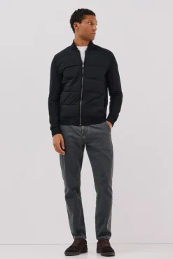 -Regular fit-Fleece fabric combined with technical fabric-Front zip fastening, bomber neck and side pockets-By buying our cotton products, you're supporting our investment in the Better Cotton initiative. This product has been sourced using