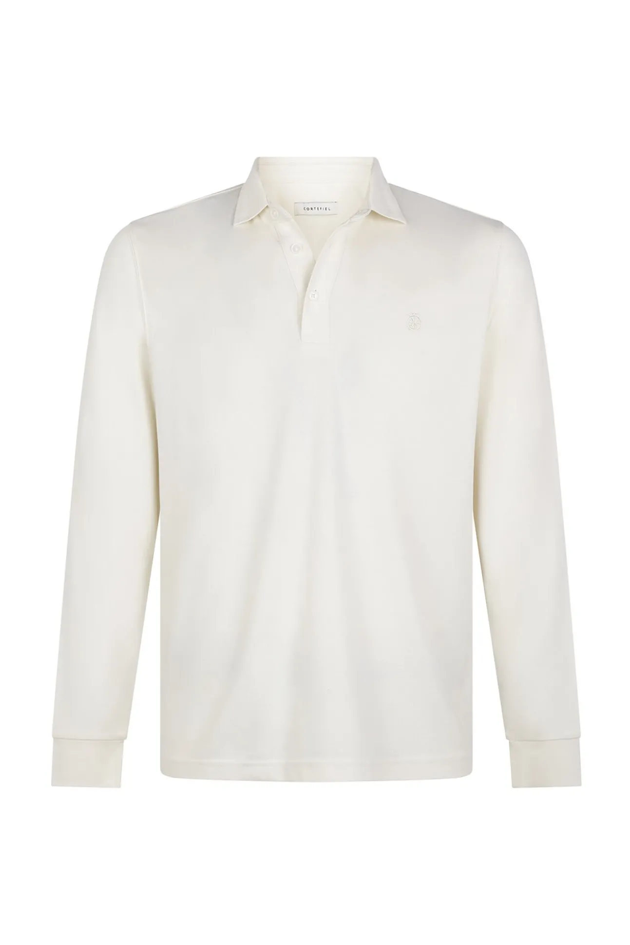 -Regular fit-Piqué fabric-Long sleeve, placket with buttons and embroidered logo on the chest-Shirt cuffs with button-By buying our cotton products, you're supporting our investment in the Better Cotton initiative. This product has bee