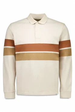 -Regular fit-Single jersey fabric-Contrasting white neck, contrasting colour blocks and button placket-By buying our cotton products, you're supporting our investment in the Better Cotton initiative. This product has been sourced using a ma