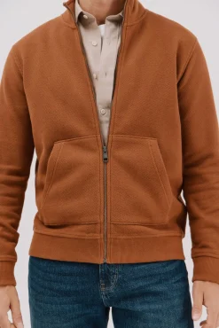 -Regular fit-Structured fleece fabric-Front zip fastening and kangaroo pockets-By buying our cotton products, you're supporting our investment in the Better Cotton Initiative. This product is sourced via a system of mass balance and therefo