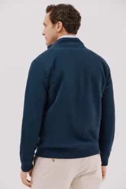 -Regular fit-Structured fleece fabric-Front zip fastening and kangaroo pockets-By buying our cotton products, you're supporting our investment in the Better Cotton Initiative. This product is sourced via a system of mass balance and therefo
