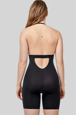 Calça body com decote extremo