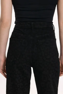 Calça calça com estampa animal