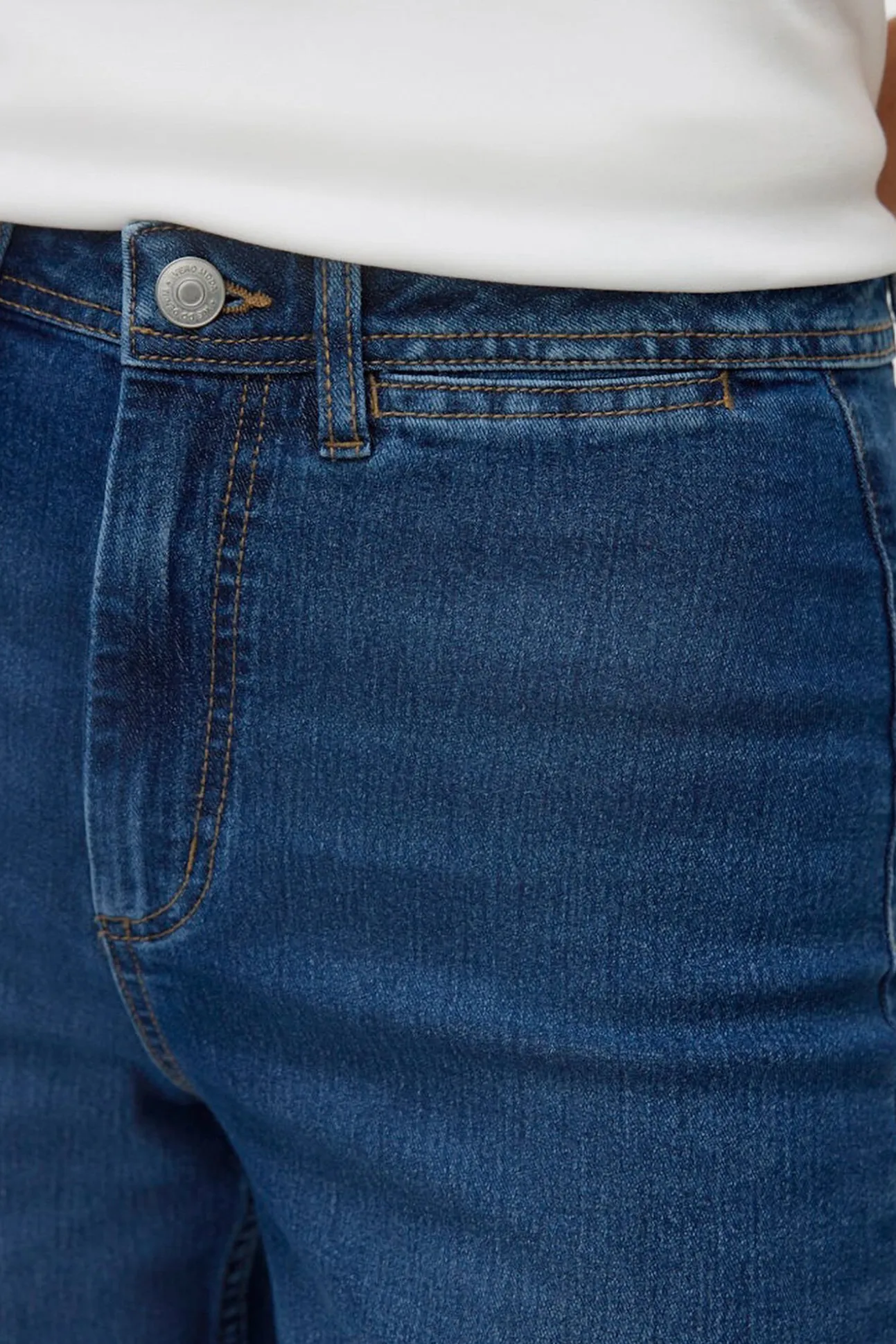 Calça calça de perna larga