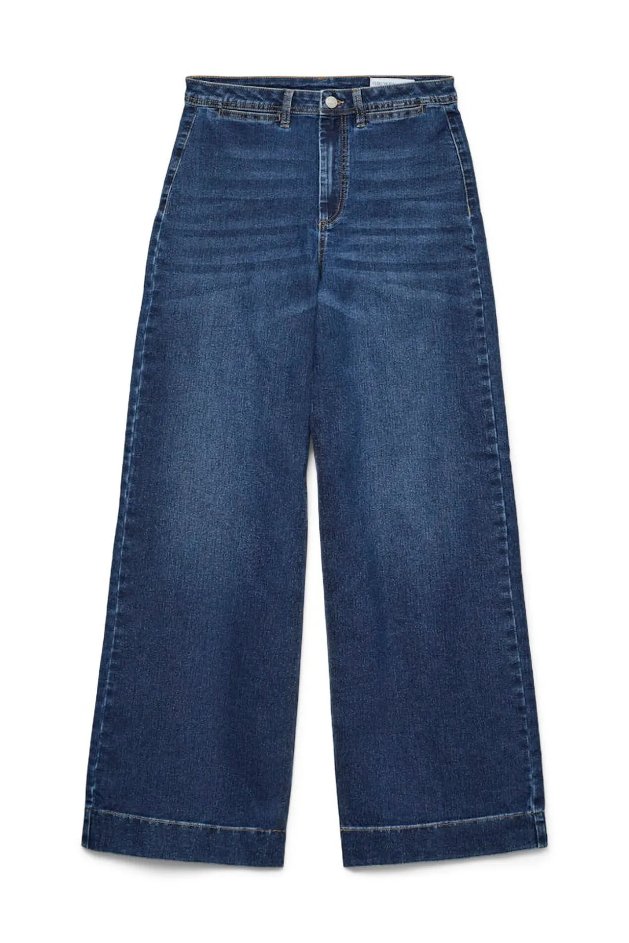 Calça calça de perna larga